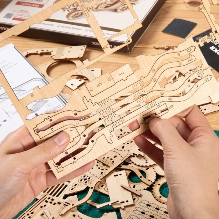 3D Wooden Puzzle Model Toys MC701 - Image 3